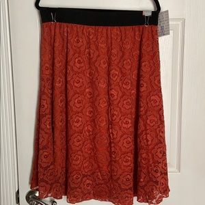 NWT LuLaRoe XL Lola Skirt